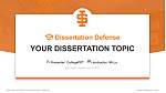 Idaho State University Graduation Thesis Defense PPT Template