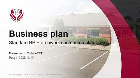 Huntington University of Health Sciences Competition/Entrepreneurship Contest PPT Template