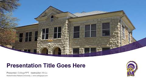 Haskell Indian Nations University Course/Courseware Creation PPT Template
