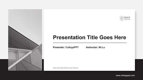 Hult International Business School General Purpose PPT Template
