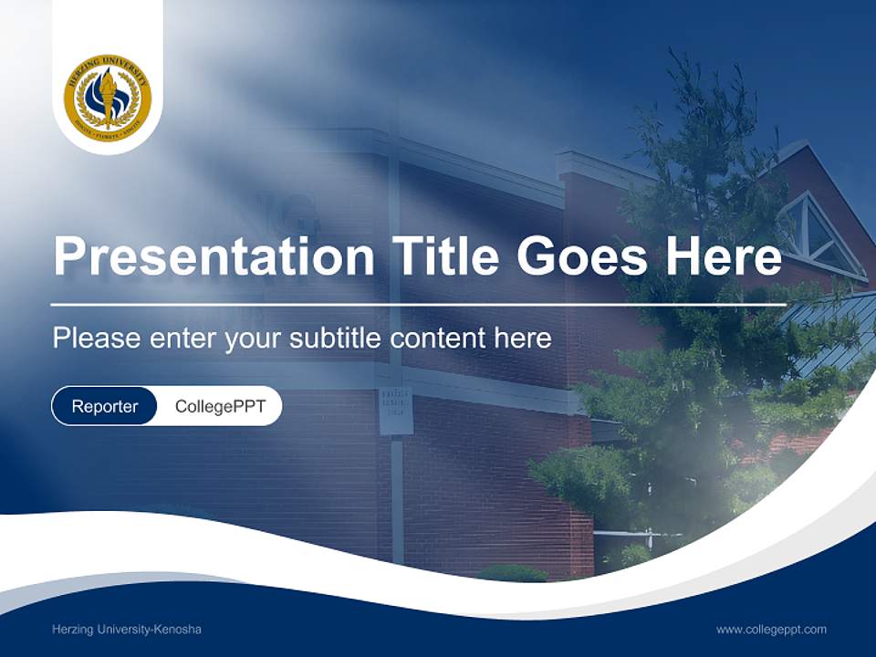 Herzing University-Kenosha Lecture Sharing and Networking Event PPT Template4:3 ratio PPT effect preview image4