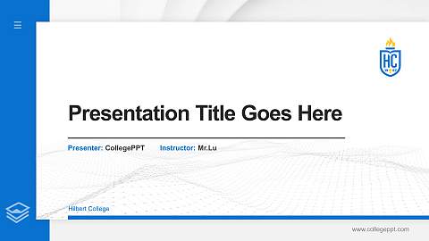 Hilbert College Thesis Proposal/Graduation Defense PPT Template
