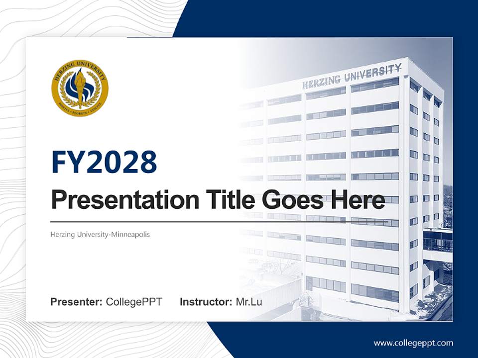 Herzing University-Minneapolis Academic Presentation/Research Findings Report PPT Template4:3 ratio PPT effect preview image5
