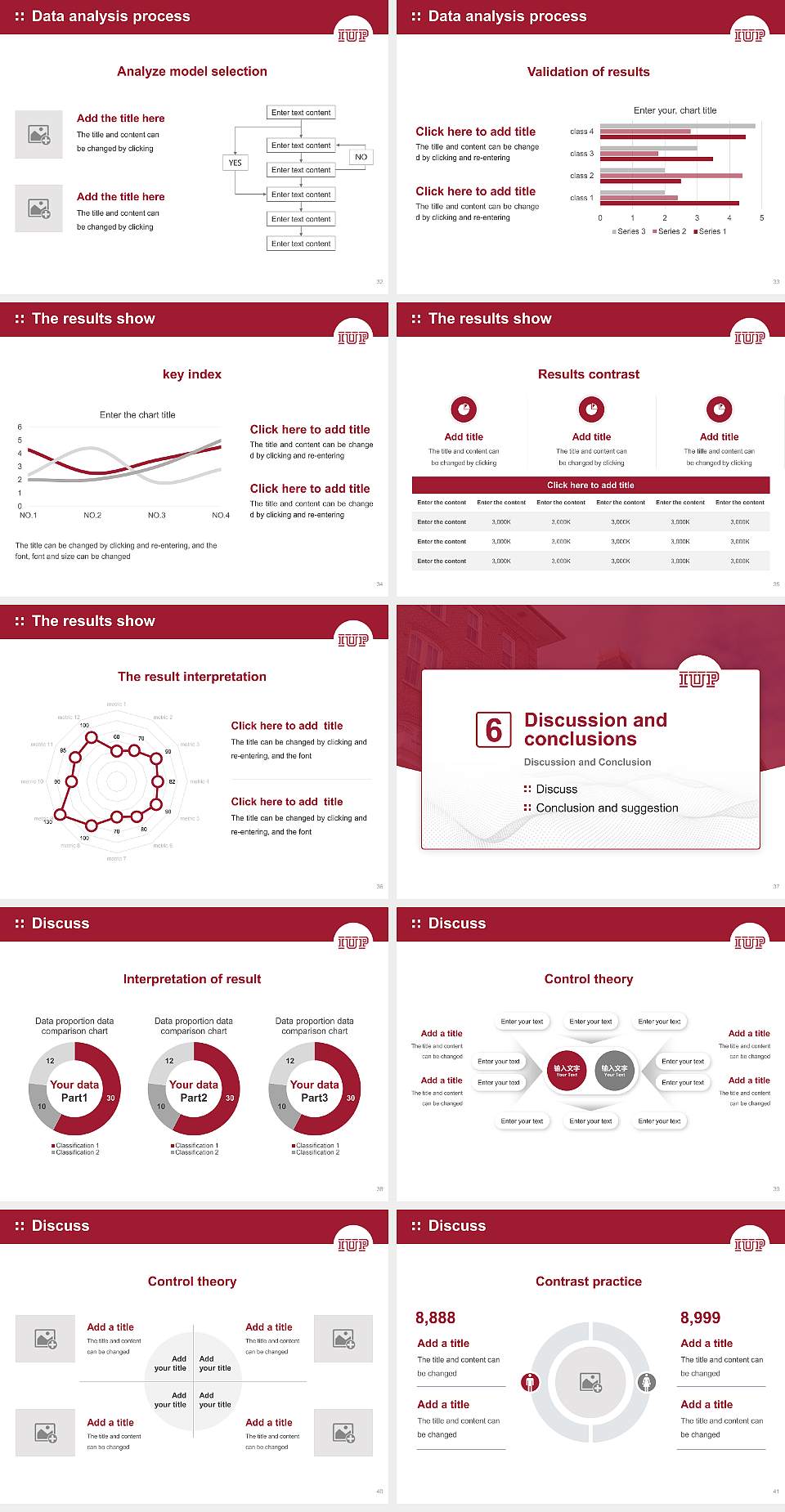 Indiana University of Pennsylvania-Main Campus Graduation Thesis Defense PPT Template4:3 ratio PPT effect preview image5