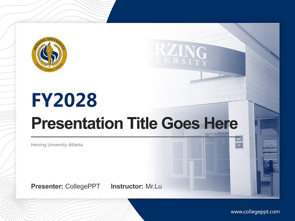 Herzing University-Atlanta Academic Presentation/Research Findings Report PPT Template4:3 ratio PPT effect preview image5