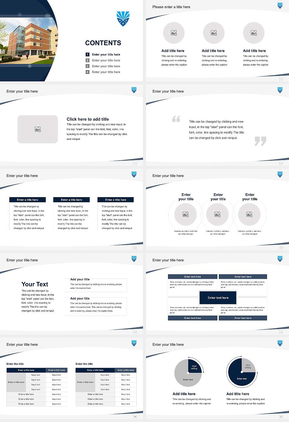 Holy Family University Course/Courseware Creation PPT Template16:9 ratio PPT effect preview image2