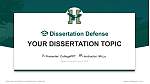 Husson University Pertahanan Tesis Templat PPT