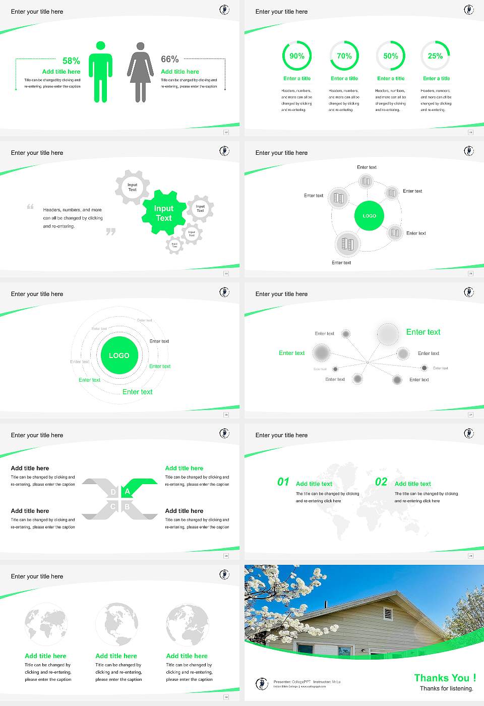 Indian Bible College Course/Courseware Creation PPT Template16:9 ratio PPT effect preview image4