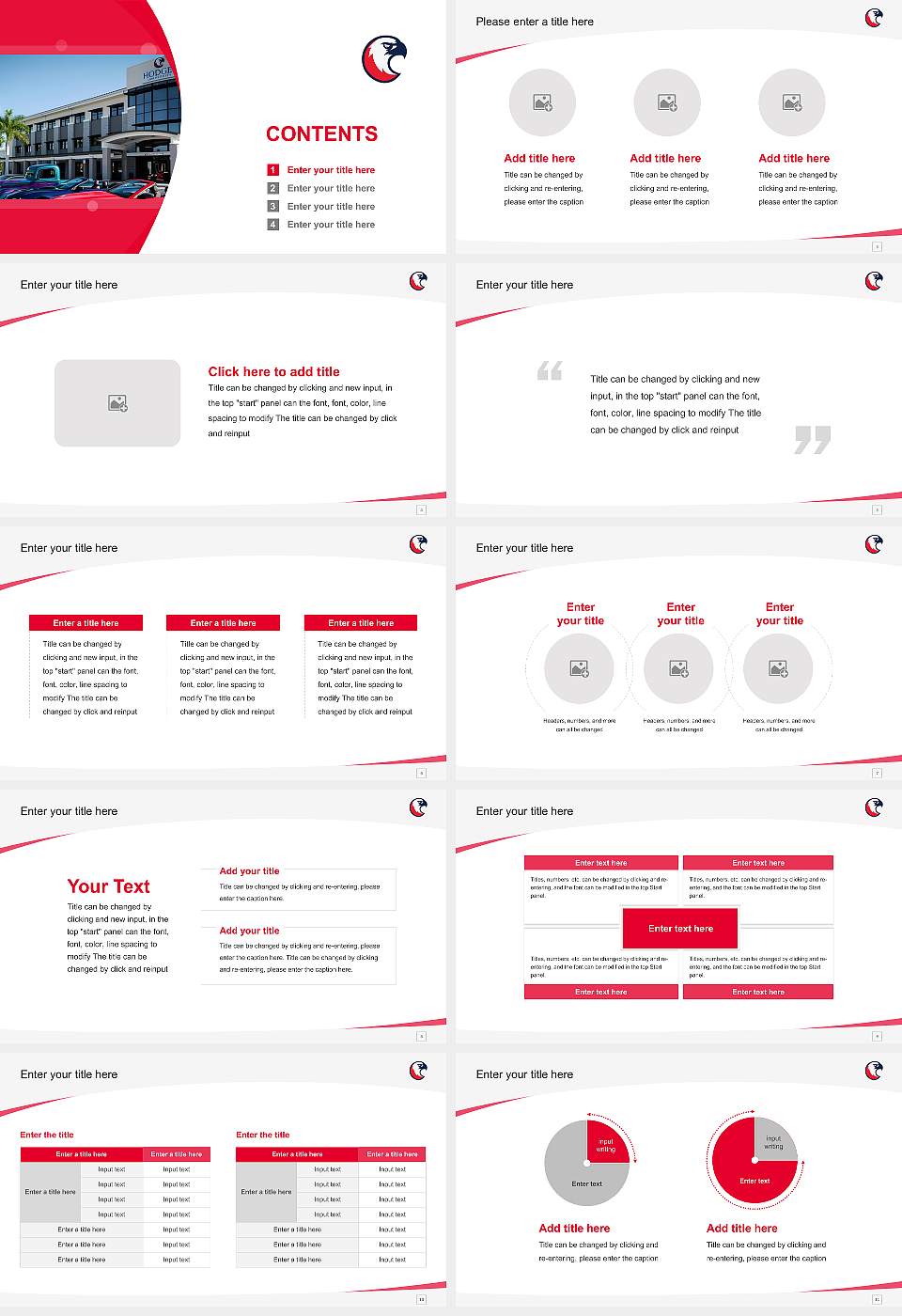 Hodges University Course/Courseware Creation PPT Template16:9 ratio PPT effect preview image2