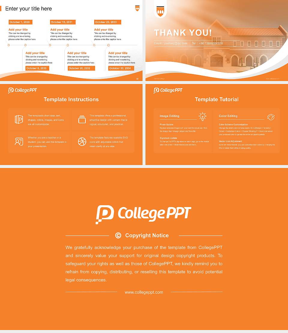 Hendrix College Lecture Sharing and Networking Event PPT Template16:9 ratio PPT effect preview image4