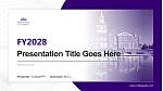 High Point University Academic Presentation/Research Findings Report PPT Template