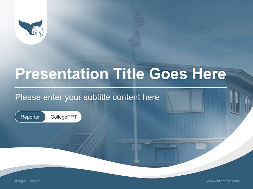 Ilisagvik College Lecture Sharing and Networking Event PPT Template4:3 ratio PPT effect preview image4