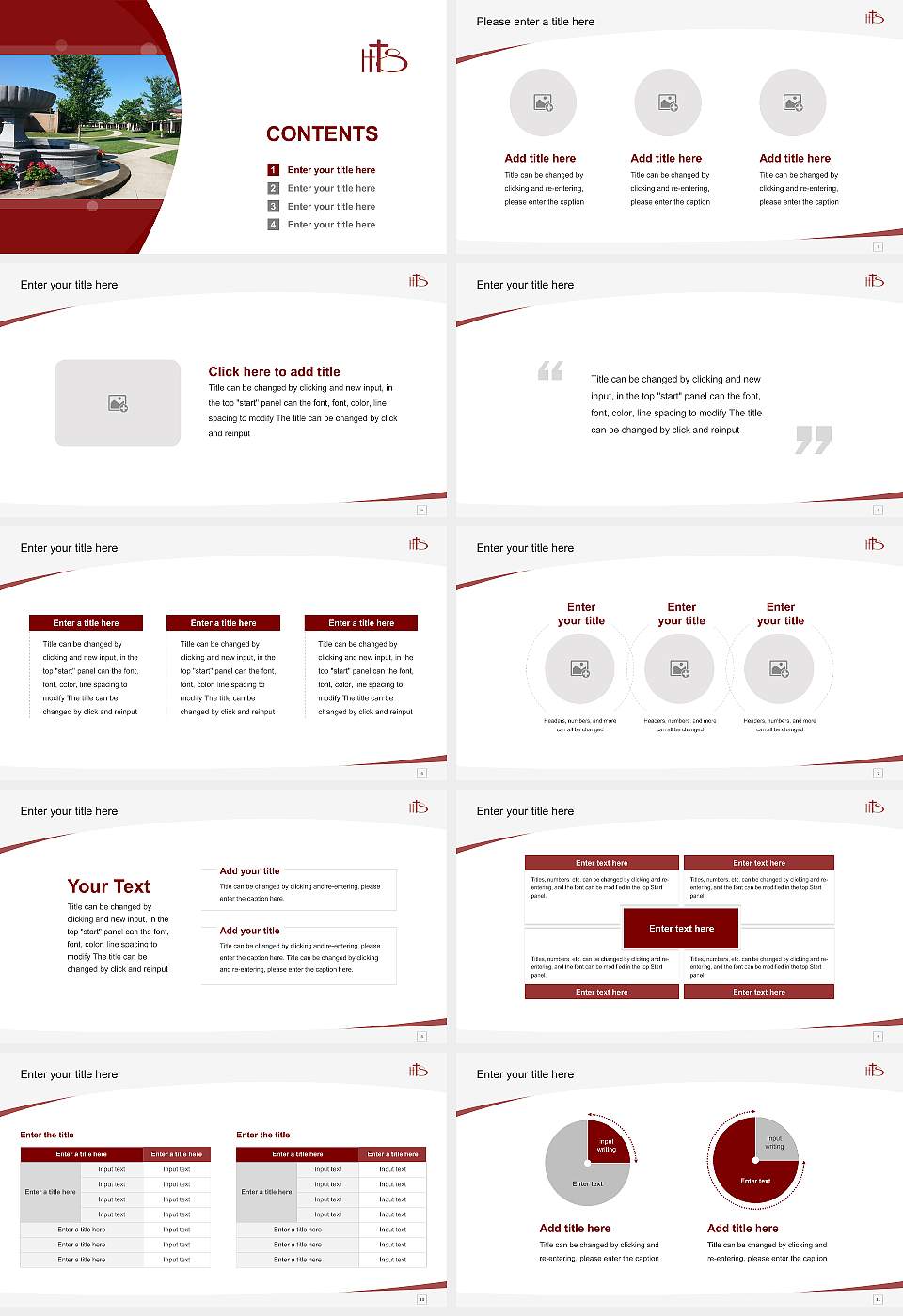 Hood Theological Seminary Course/Courseware Creation PPT Template16:9 ratio PPT effect preview image2