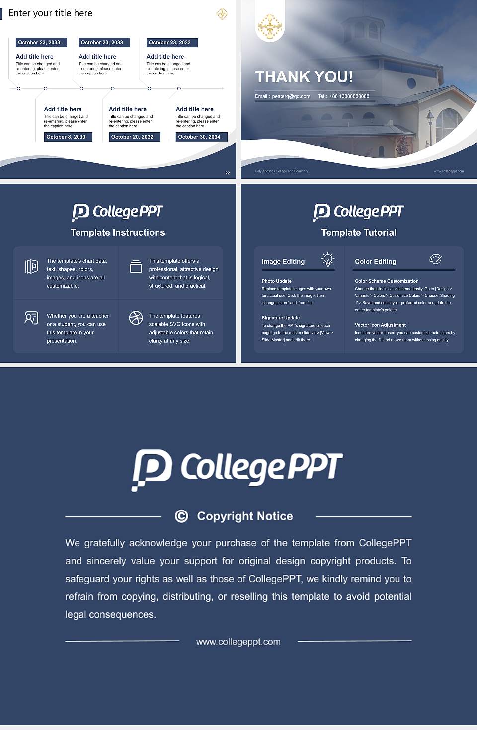 Holy Apostles College and Seminary Lecture Sharing and Networking Event PPT Template4:3 ratio PPT effect preview image4