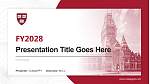 Harvard University Academic Presentation/Research Findings Report PPT Template