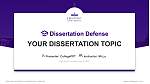 High Point University Graduation Thesis Defense PPT Template