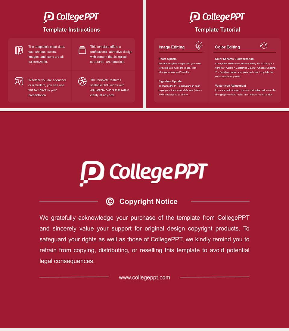 Indiana University of Pennsylvania-Main Campus Course/Courseware Creation PPT Template4:3 ratio PPT effect preview image5