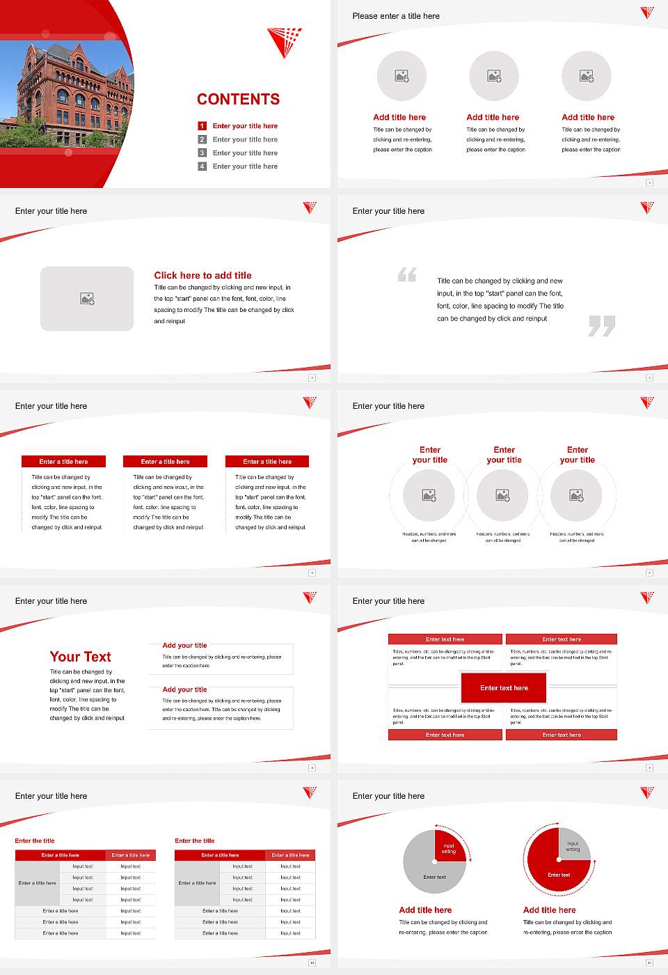 Illinois Institute of Technology Course/Courseware Creation PPT Template16:9 ratio PPT effect preview image2