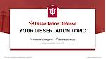 印第安纳大学东校区论文答辩PPT模板