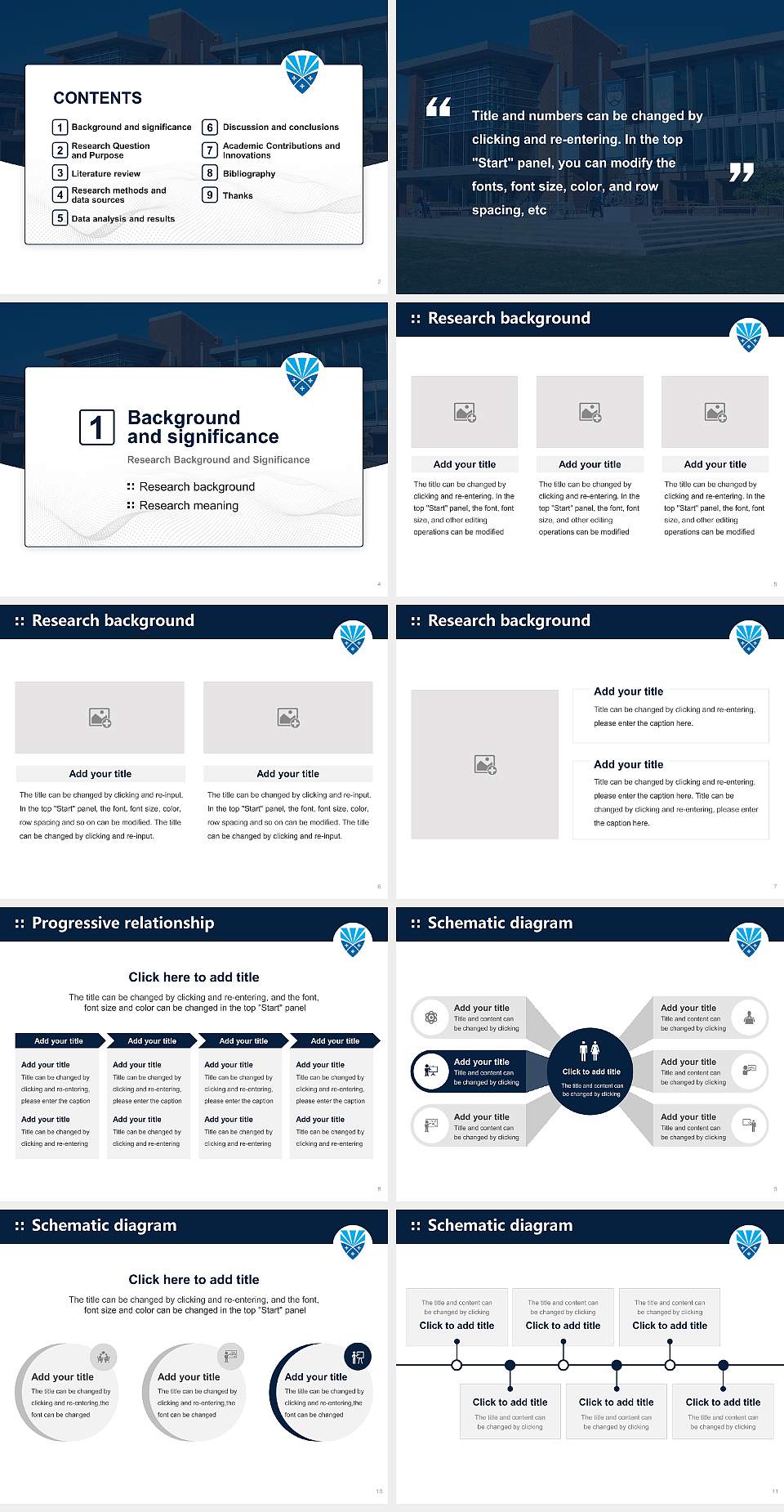 Holy Family University Newtown Site Graduation Thesis Defense PPT Template4:3 ratio PPT effect preview image2