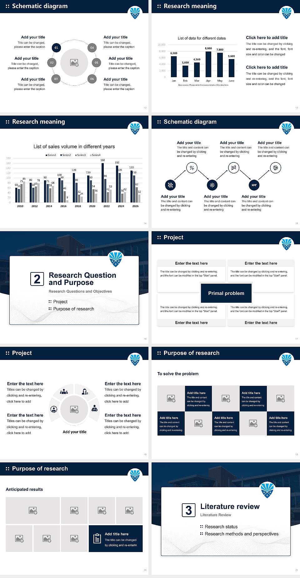 Holy Family University Newtown Site Graduation Thesis Defense PPT Template4:3 ratio PPT effect preview image3