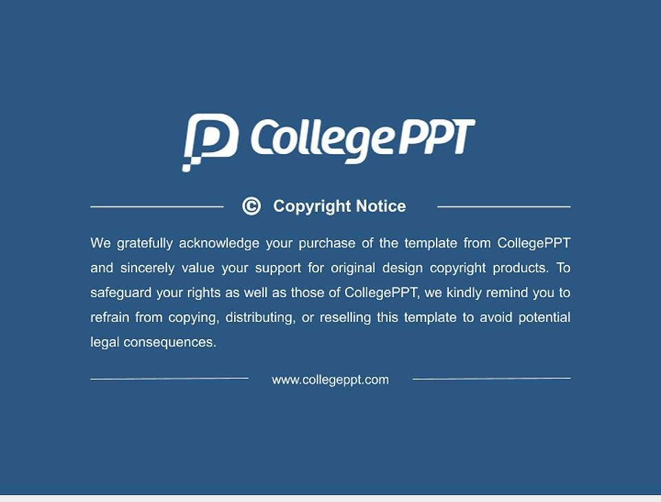 Hood College General Purpose PPT Template4:3 ratio PPT effect preview image6