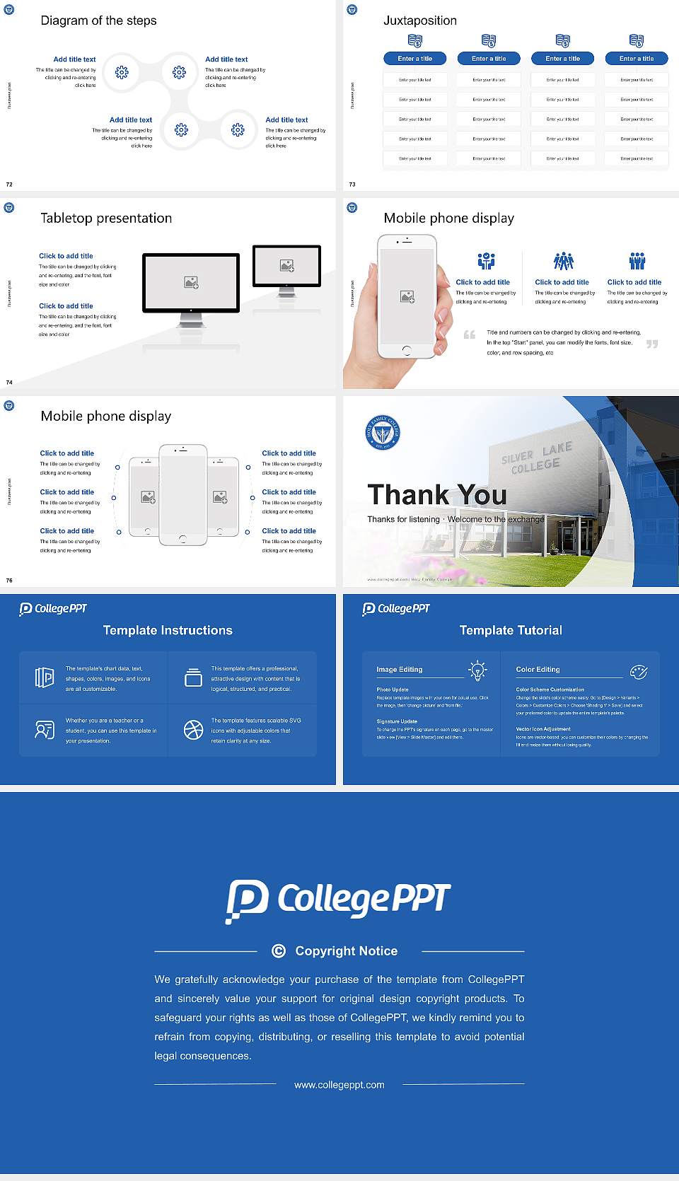 Holy Family College Competition/Entrepreneurship Contest PPT Template16:9 ratio PPT effect preview image9