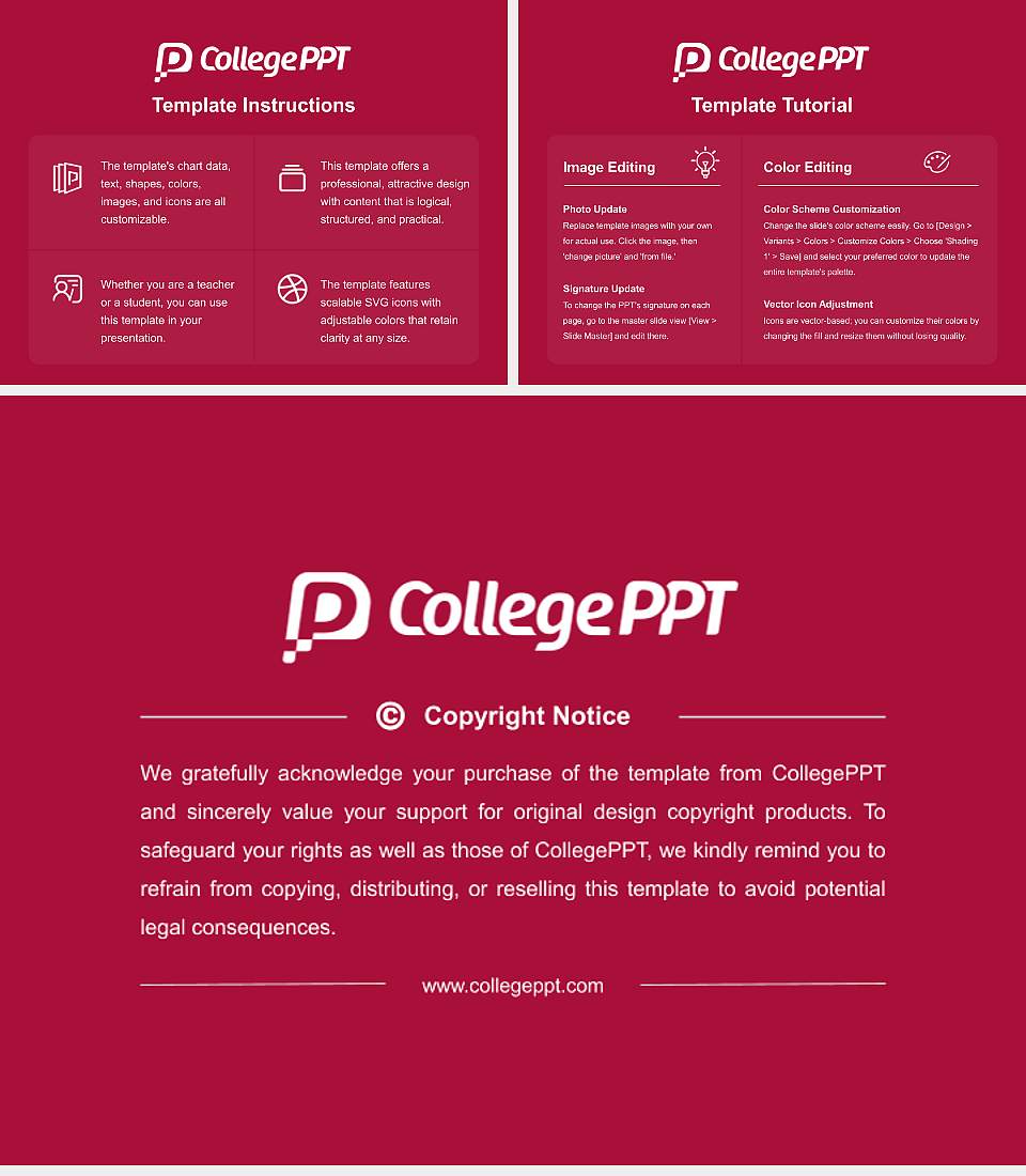 Henderson State University Academic Presentation/Research Findings Report PPT Template4:3 ratio PPT effect preview image5