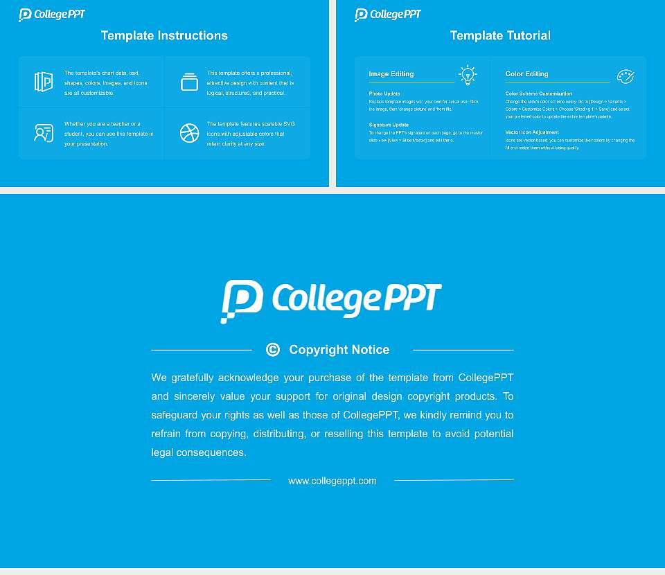 Hope College of Arts and Sciences Course/Courseware Creation PPT Template16:9 ratio PPT effect preview image5
