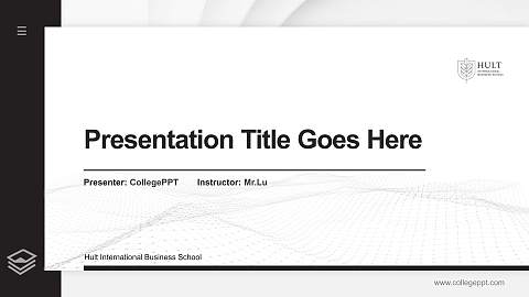 Hult International Business School Thesis Proposal/Graduation Defense PPT Template