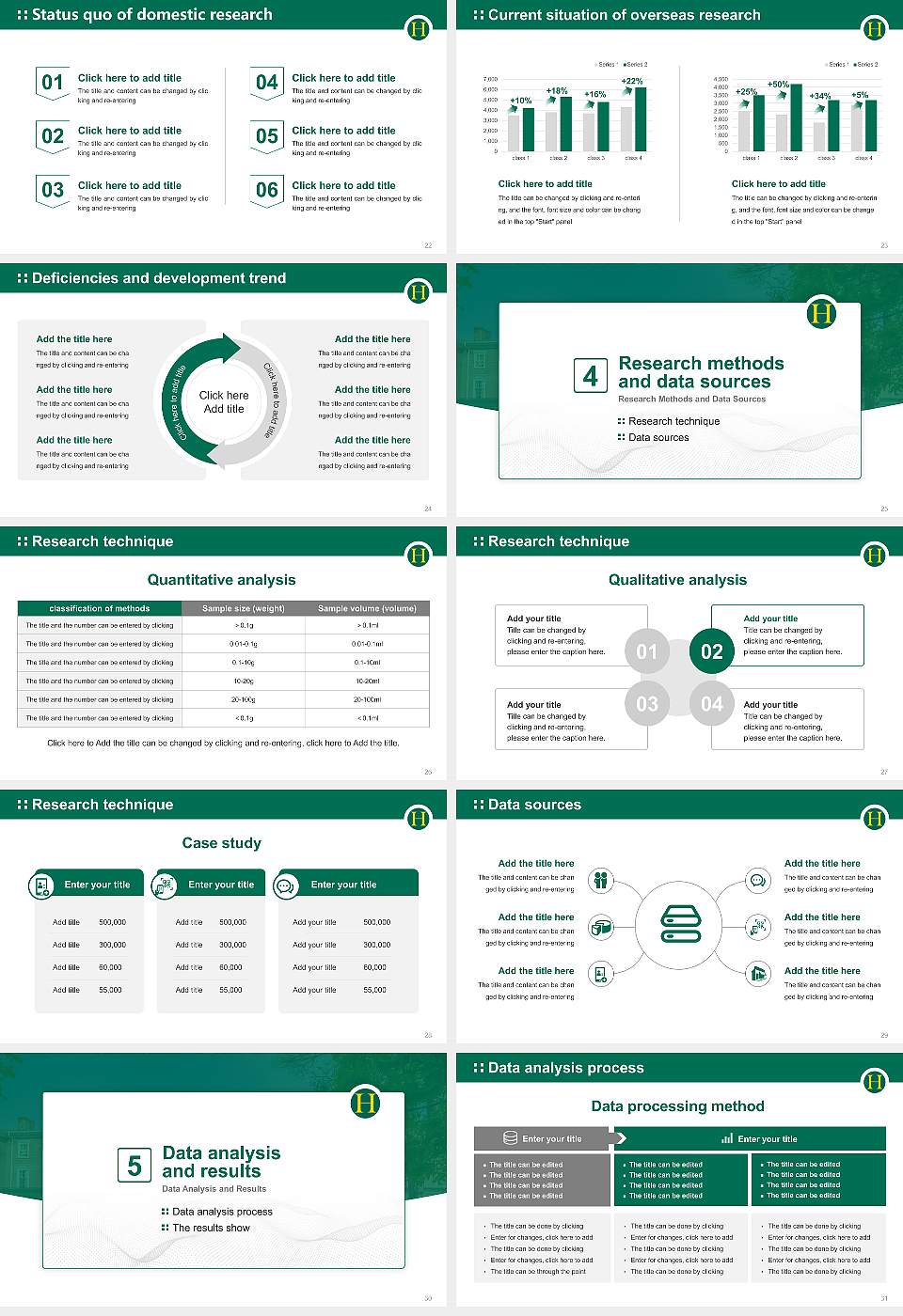 Hollins University Graduation Thesis Defense PPT Template16:9 ratio PPT effect preview image4