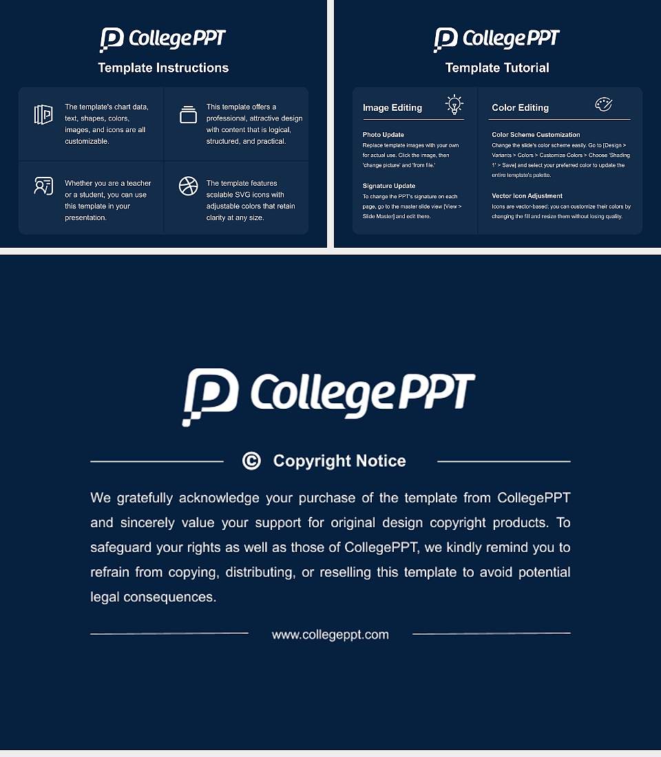 Holy Family University Academic Presentation/Research Findings Report PPT Template4:3 ratio PPT effect preview image5