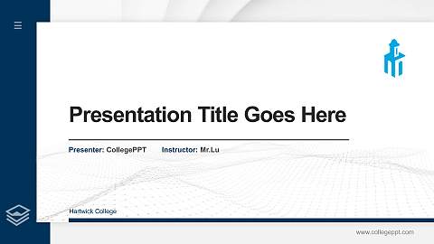 Hartwick College Thesis Proposal/Graduation Defense PPT Template