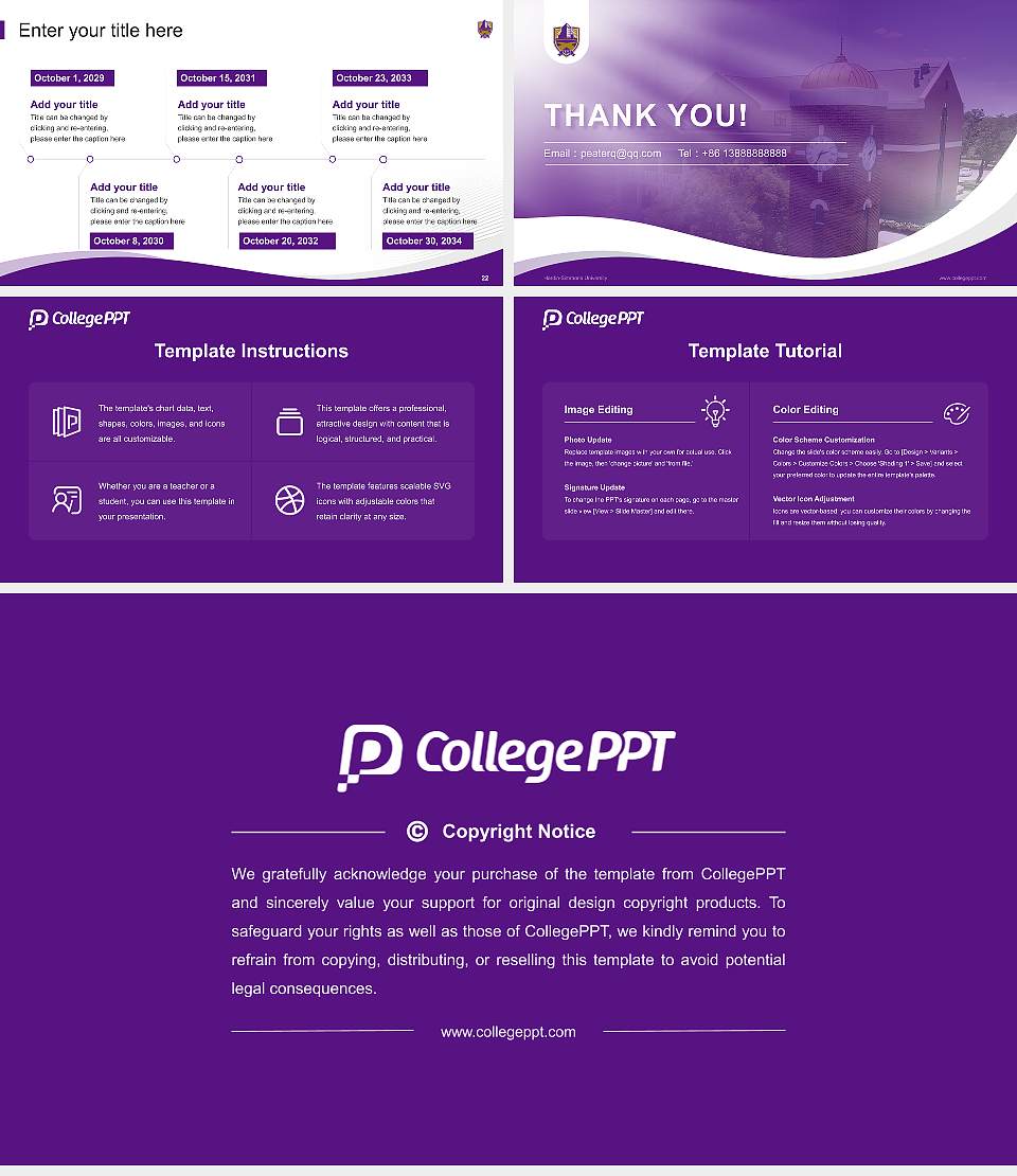 Hardin-Simmons University Lecture Sharing and Networking Event PPT Template16:9 ratio PPT effect preview image4
