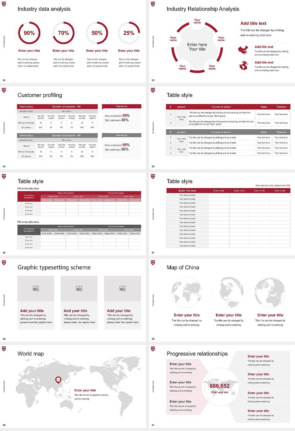 Harvard University Competition/Entrepreneurship Contest PPT Template16:9 ratio PPT effect preview image5