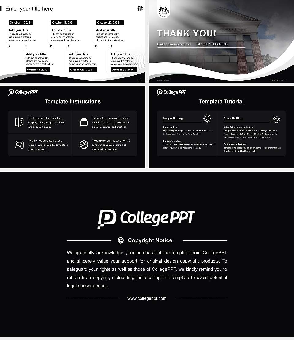 Harding University Lecture Sharing and Networking Event PPT Template16:9 ratio PPT effect preview image4