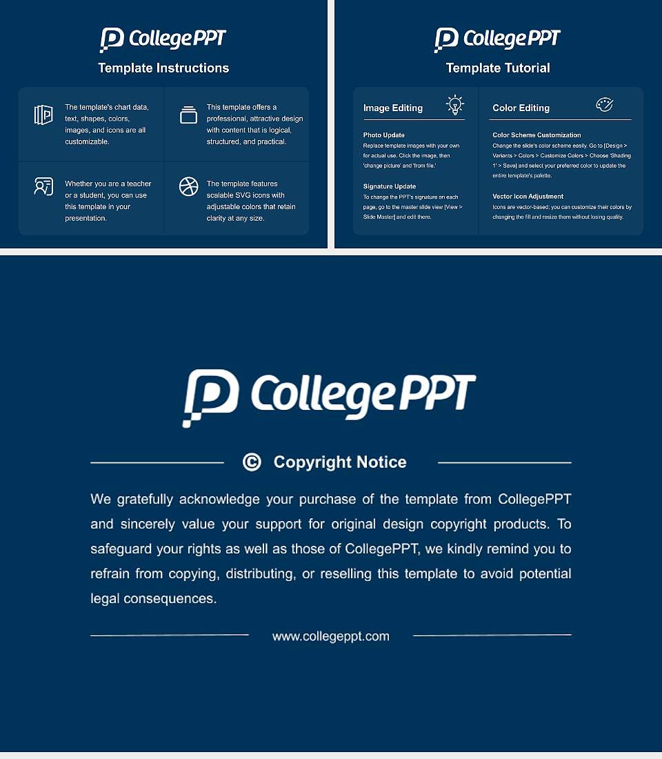 Hartwick College Course/Courseware Creation PPT Template4:3 ratio PPT effect preview image5
