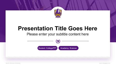 Hardin-Simmons University National Scholarship Defense PPT Template