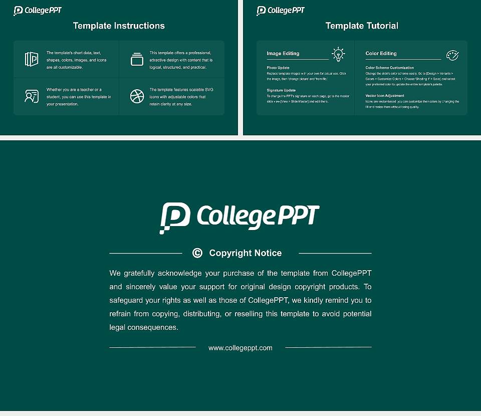 California State Polytechnic University, Humboldt Course/Courseware Creation PPT Template16:9 ratio PPT effect preview image5