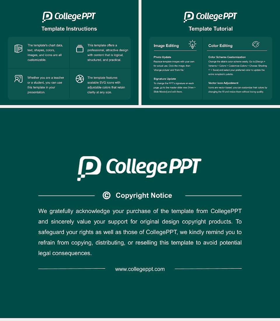 California State Polytechnic University, Humboldt Course/Courseware Creation PPT Template4:3 ratio PPT effect preview image5