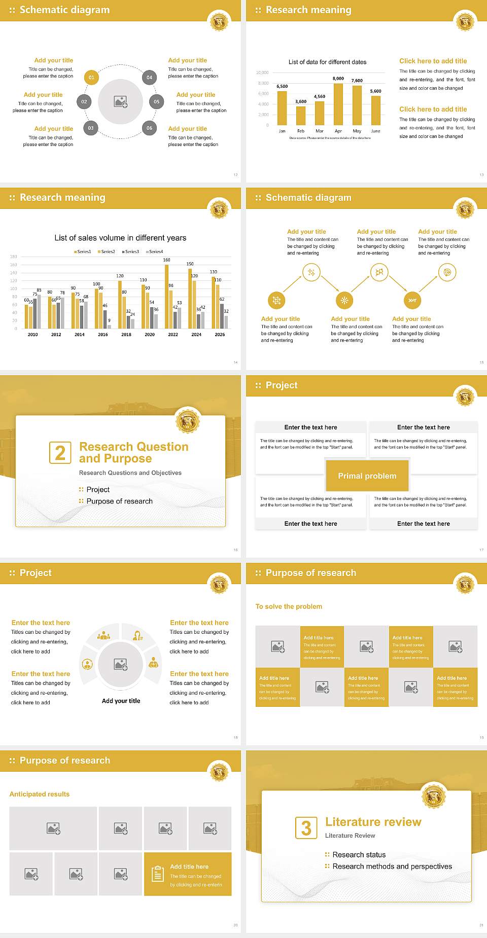 Harris-Stowe State University Graduation Thesis Defense PPT Template4:3 ratio PPT effect preview image3