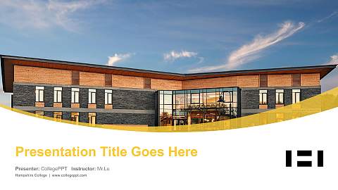 Hampshire College Course/Courseware Creation PPT Template