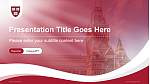 Harvard University Lecture Sharing and Networking Event PPT Template
