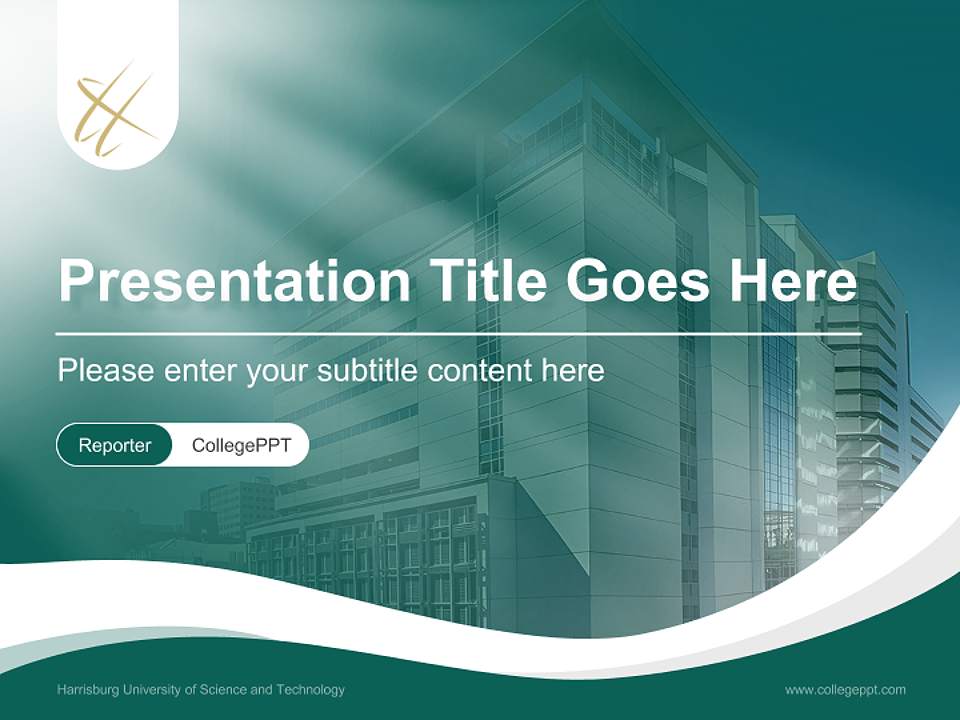 Harrisburg University of Science and Technology Lecture Sharing and Networking Event PPT Template4:3 ratio PPT effect preview image4