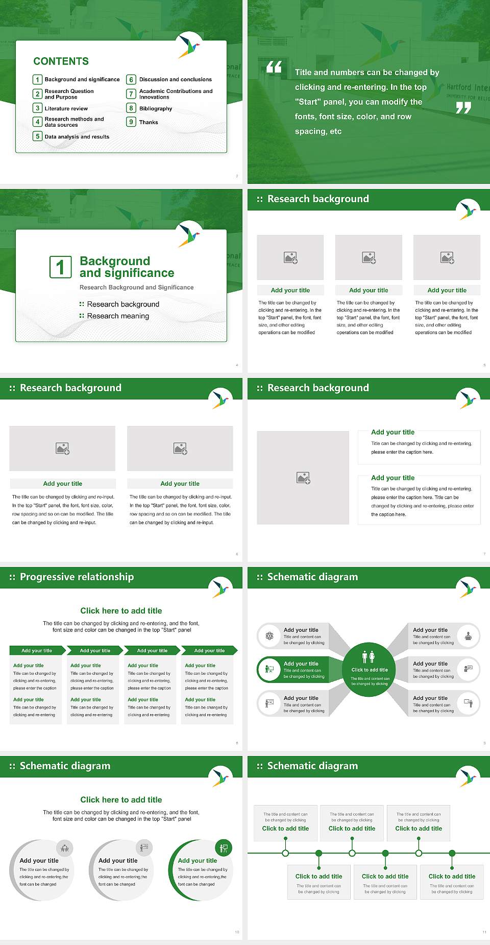 Hartford International University for Religion and Peace Graduation Thesis Defense PPT Template4:3 ratio PPT effect preview image2