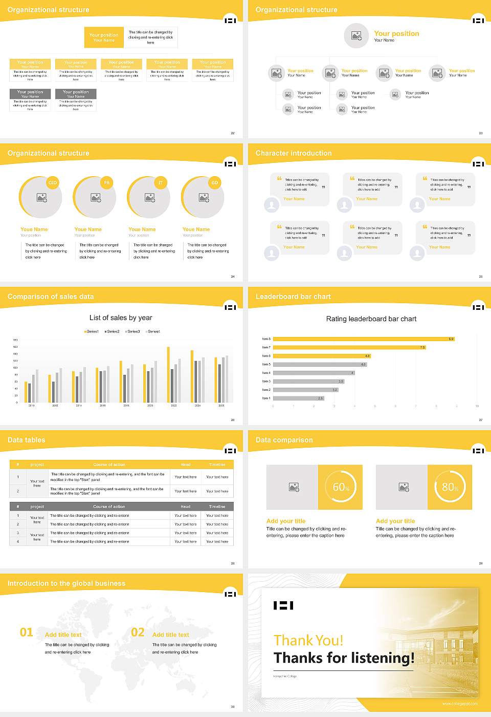 Hampshire College Academic Presentation/Research Findings Report PPT Template16:9 ratio PPT effect preview image4