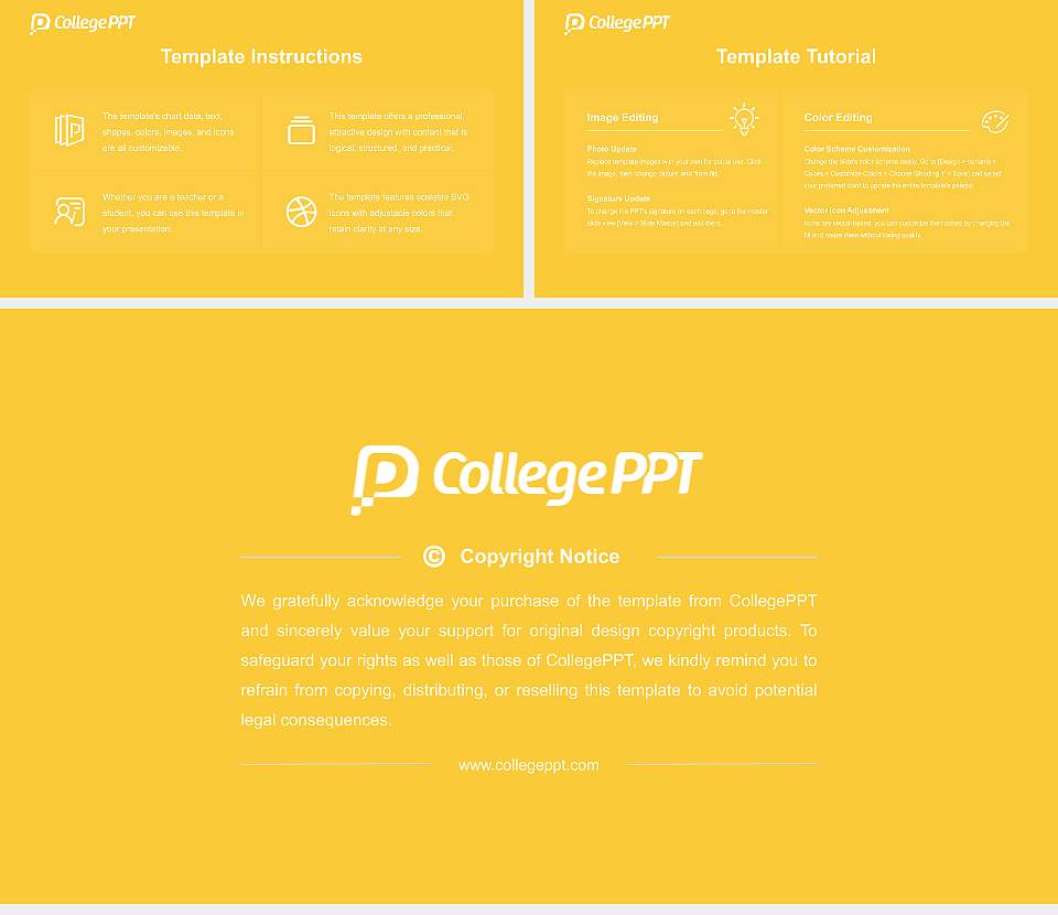 Hampshire College Academic Presentation/Research Findings Report PPT Template16:9 ratio PPT effect preview image5