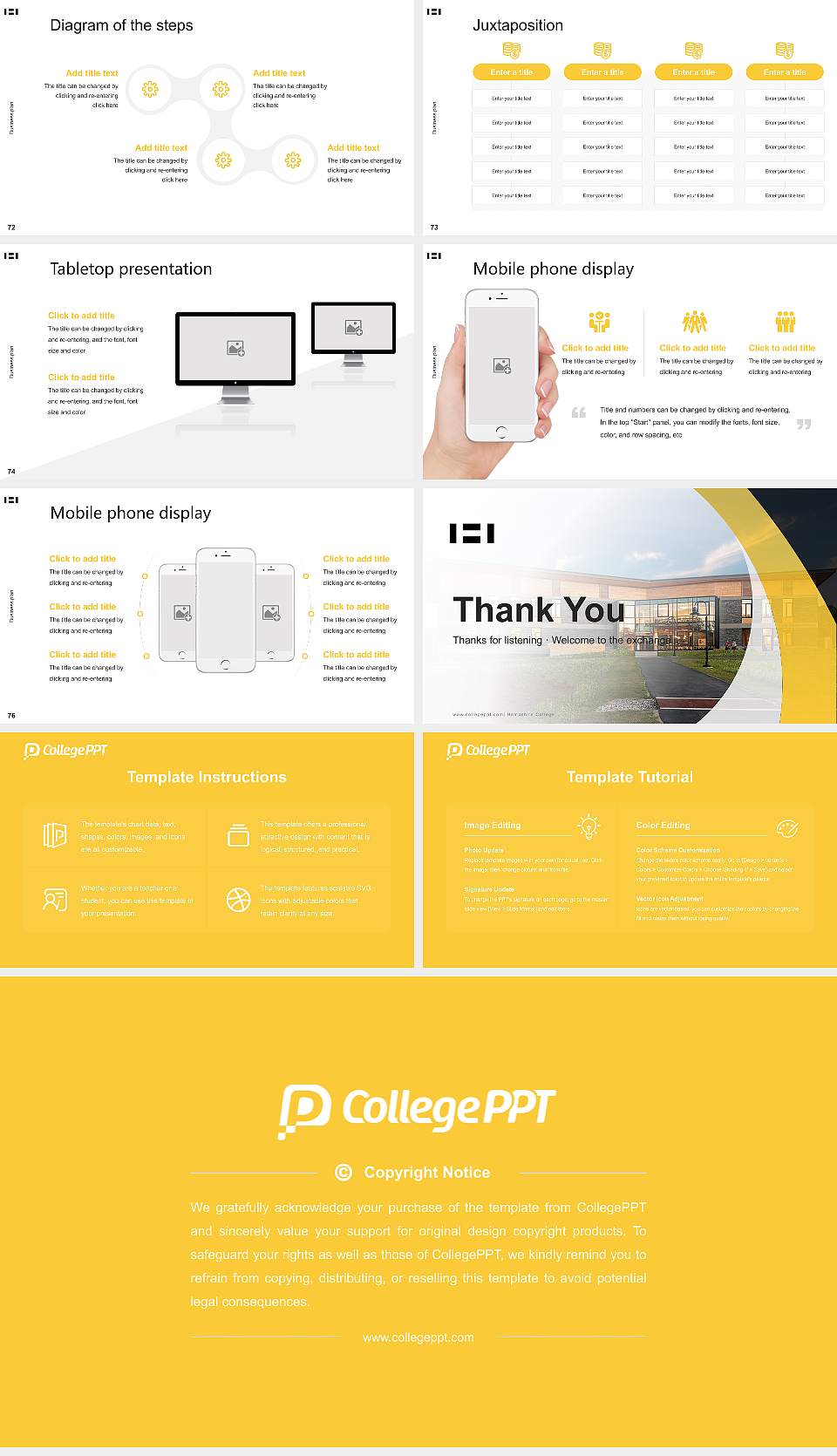 Hampshire College Competition/Entrepreneurship Contest PPT Template16:9 ratio PPT effect preview image9