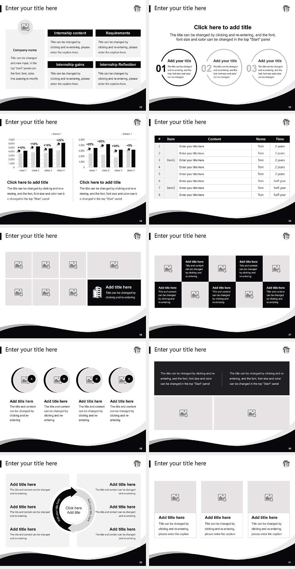 Harding University Lecture Sharing and Networking Event PPT Template4:3 ratio PPT effect preview image3