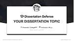 Harding University Graduation Thesis Defense PPT Template